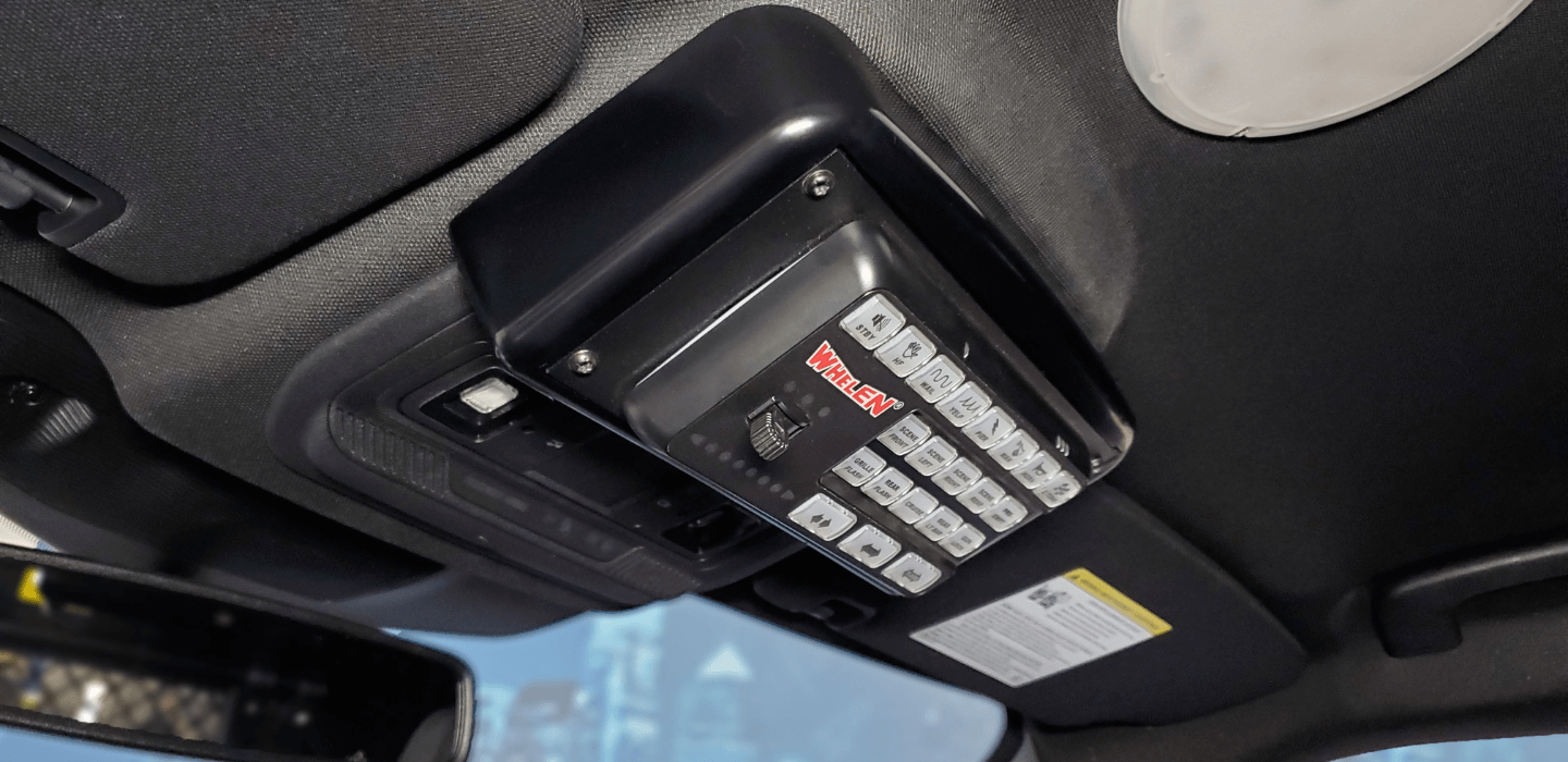 New Havis Overhead Console for the 2020 Ford Police Interceptor Utility Vehicle & Explorer