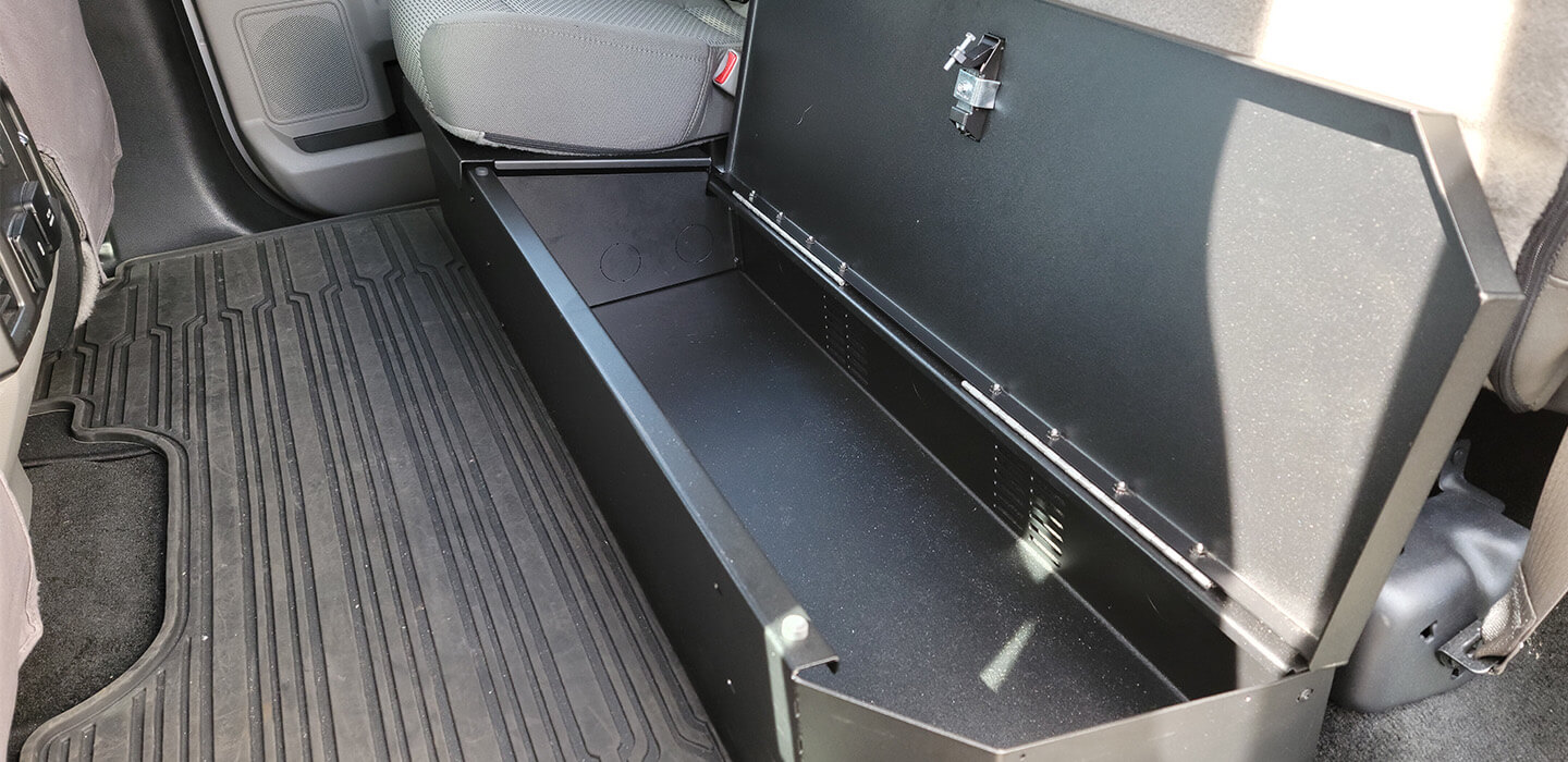 New Havis Lockable Under-Seat Storage Box for Ford F-Series Trucks