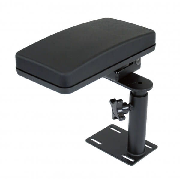 Molded Armrest To Mount To Tunnel-Mount Base