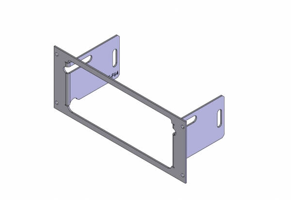 1-Piece Equipment Mounting Bracket, 3.5″ Mounting Space, Fits Federal Signal PA640