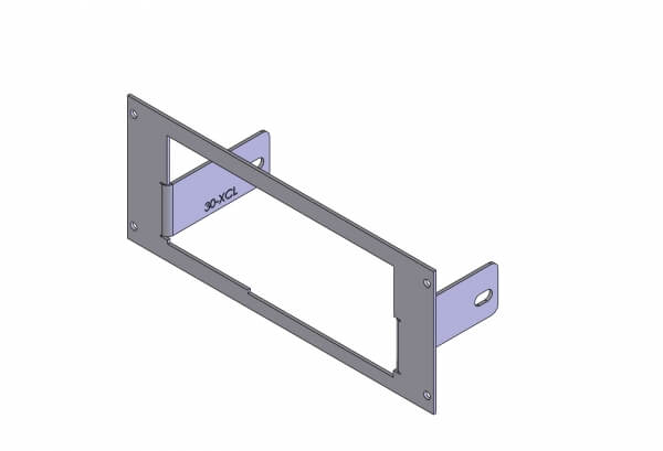 1-Piece Equipment Mounting Bracket, 3.5″ Mounting Space, Fits Code 3 XCEL