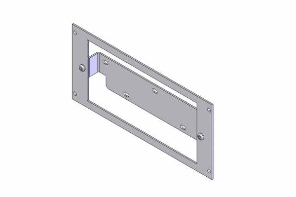 1-Piece Equipment Mounting Bracket, 4.0″ Mounting Space, Fits Code 3/ Public Safety Equip. 3997, 3998, 3999