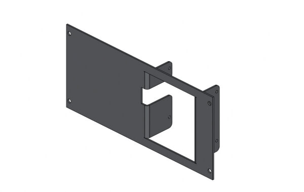 1-Piece Equipment Bracket, 4″ Mounting Space, Fits One Kenwood KVC-23 Charger