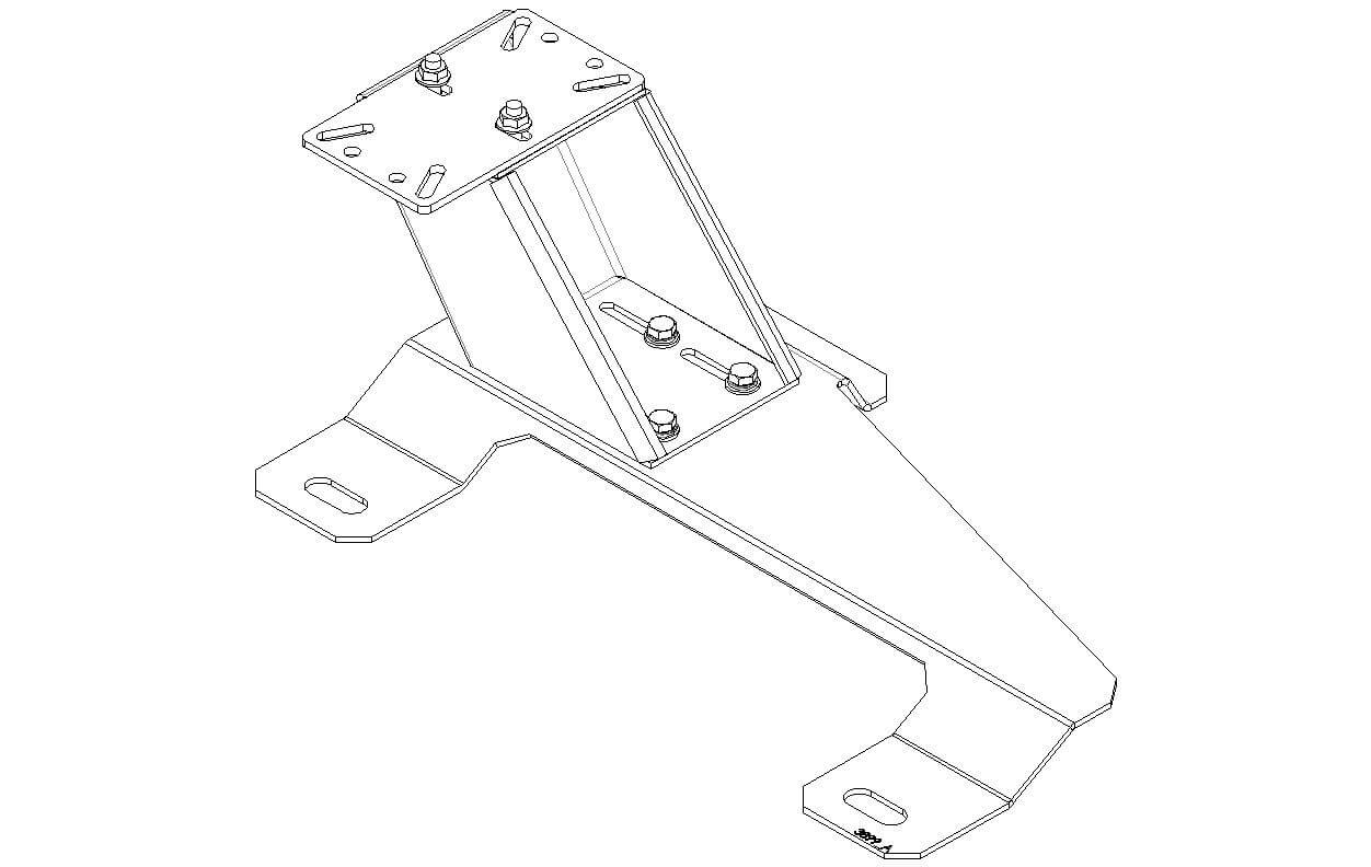 DISCONTINUED – 2011-2020 Dodge Town & Country Caravan Heavy-Duty Vehicle Mount [Use P/N: C-HDM-1019]