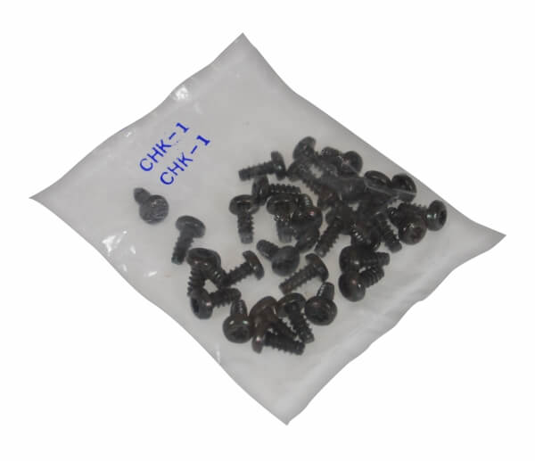 Replacement hardware kit with (35) Torx screws for Equipment Brackets and Filler Plates