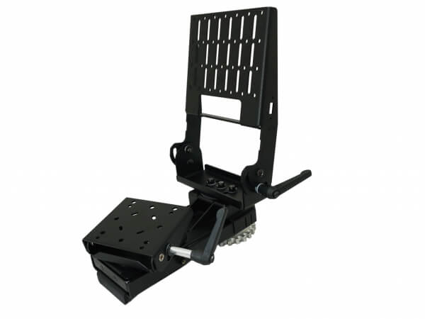 Heavy-Duty Computer Monitor / Keyboard Mount and Motion Device
