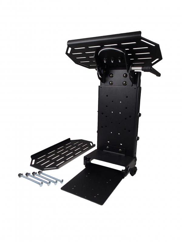 Forklift Height Adjustable Overhead Mounting Package for Tablets with Keyboard Tray