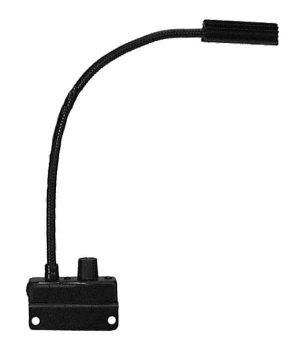 Gooseneck LED Map Light With On/Off/On Switch And Top Mounting Bracket