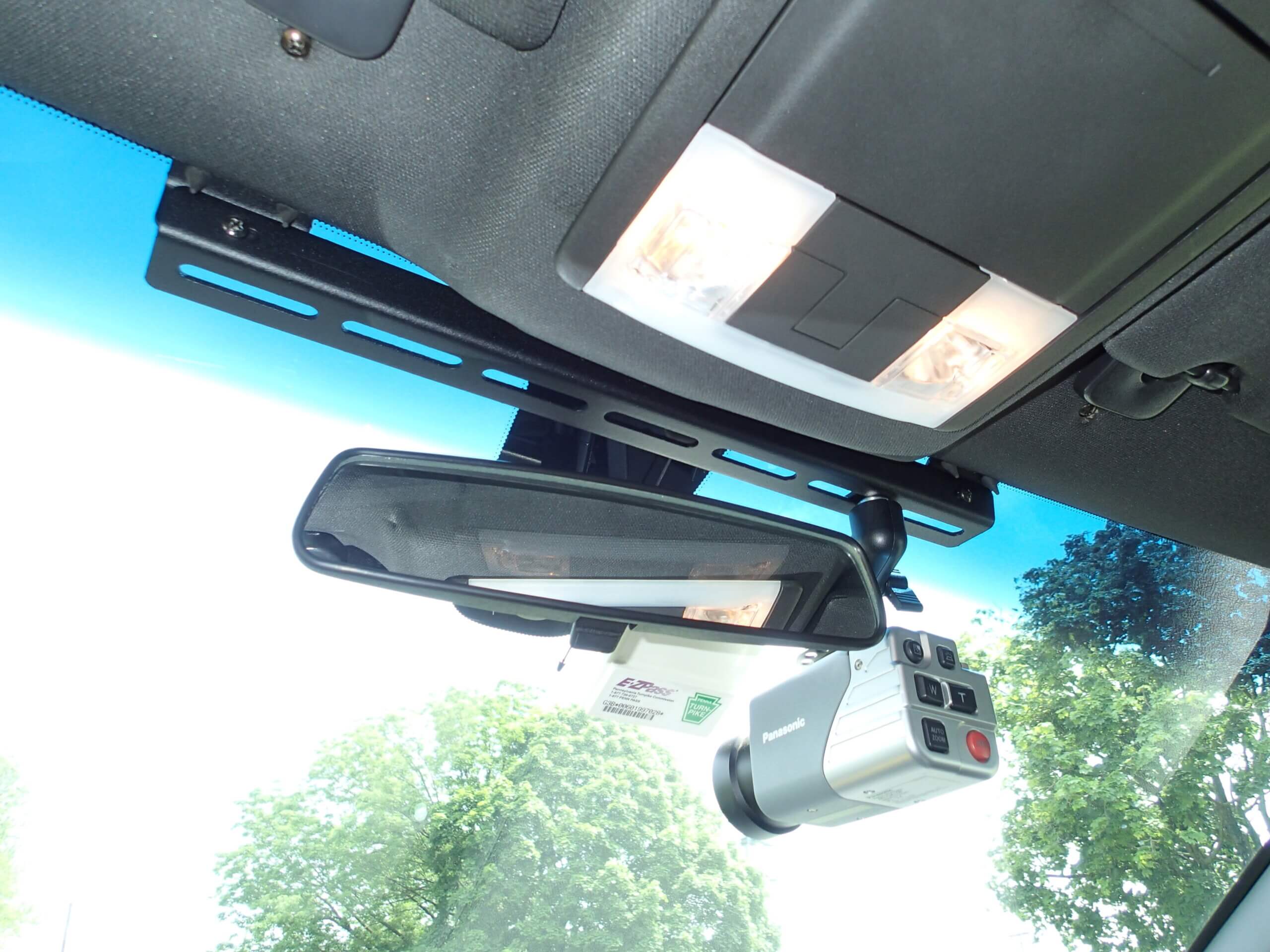 DISCONTINUED – Overhead Equipment Bracket For Panasonic Arbitrator Camera For Ford Interceptor Sedan