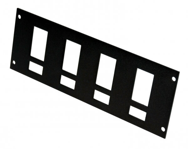3″ High Plate With (4) Switch & Legend Cutouts