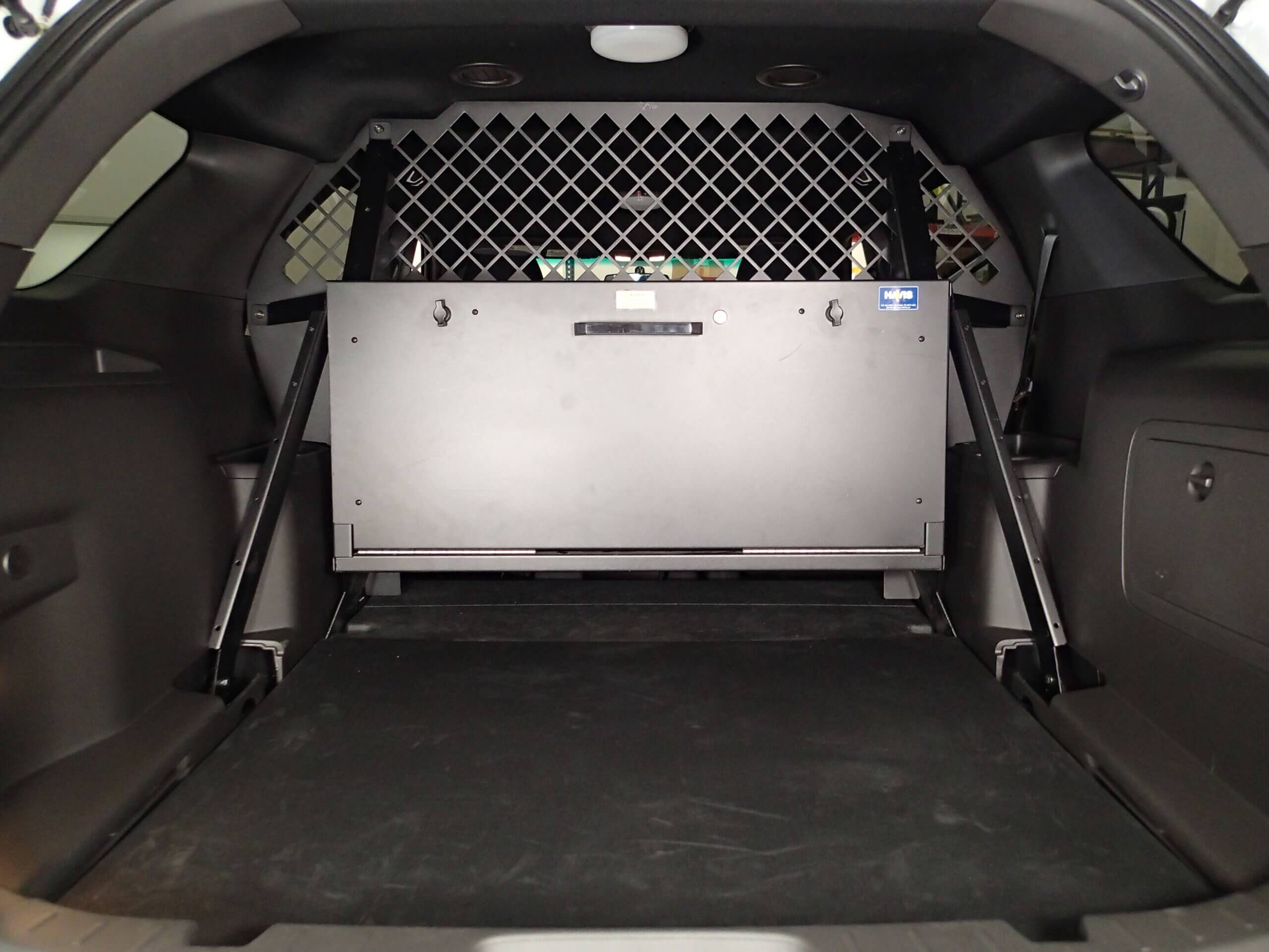 DISCONTINUED – Rear upper partition option fits behind seat in 2013-2019 Interceptor Utility Vehicle