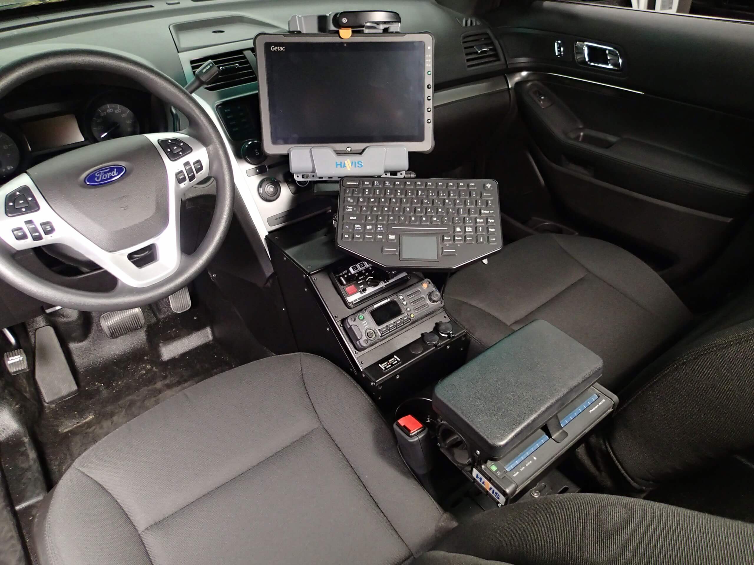 DISCONTINUED – 2013-2019 Ford Interceptor Utility Vehicle-Specific 8″ Console