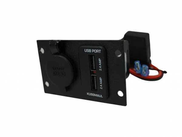 DISCONTINUED – Single Lighter Plug and Single USB Bracket for Wide VSW Consoles