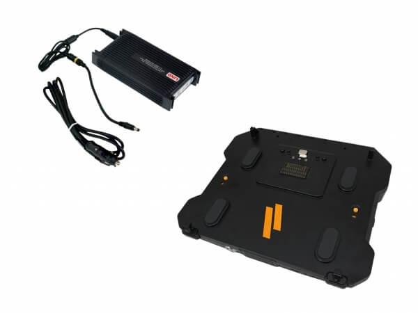 Docking Station with Advanced Port Replication, Triple Pass-Through Antenna Connection, & Power Supply for Dell Latitude Rugged Notebooks 5430, 7330, 5420, 5424 & 7424