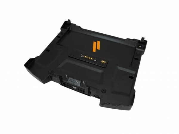 Docking Station with Triple Pass-through Antenna Connections for Getac’s S410 Notebook