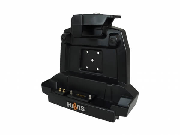 Docking Station with Power-Only POGO Docking Connector and Dual Pass-Through Antenna Connections for Getac’s Z710 and ZX70 Rugged Tablets