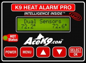 K9 Transport Heat Alarm Unit Option