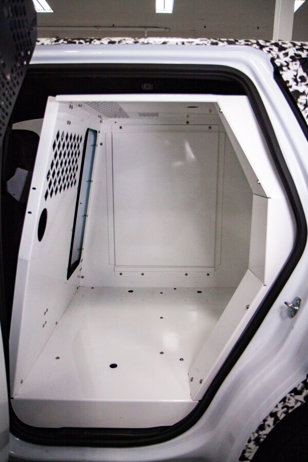 K9 Prisoner Transport System For 2021-2024 Chevrolet Tahoe – White