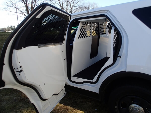 Standard K9 Prisoner Transport System For 2013-2019 Ford Interceptor Utility – White