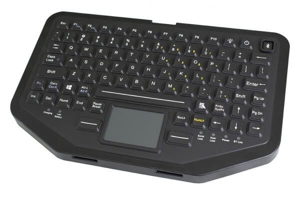 Bluetooth Wireless Illuminating Rugged Keyboard by Havis