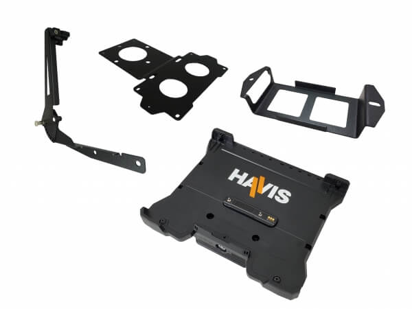 Package – Cradle For Getac B360 and B360 Pro Laptops With Pass-Thru Antenna Connections, Power Supply Mounting Brackets & Screen Support