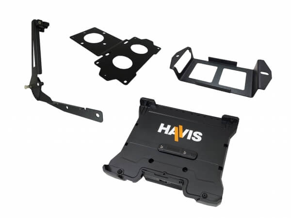 Package – Cradle For Getac B360 and B360 Pro Laptops With Power Supply Mounting Brackets & Screen Support
