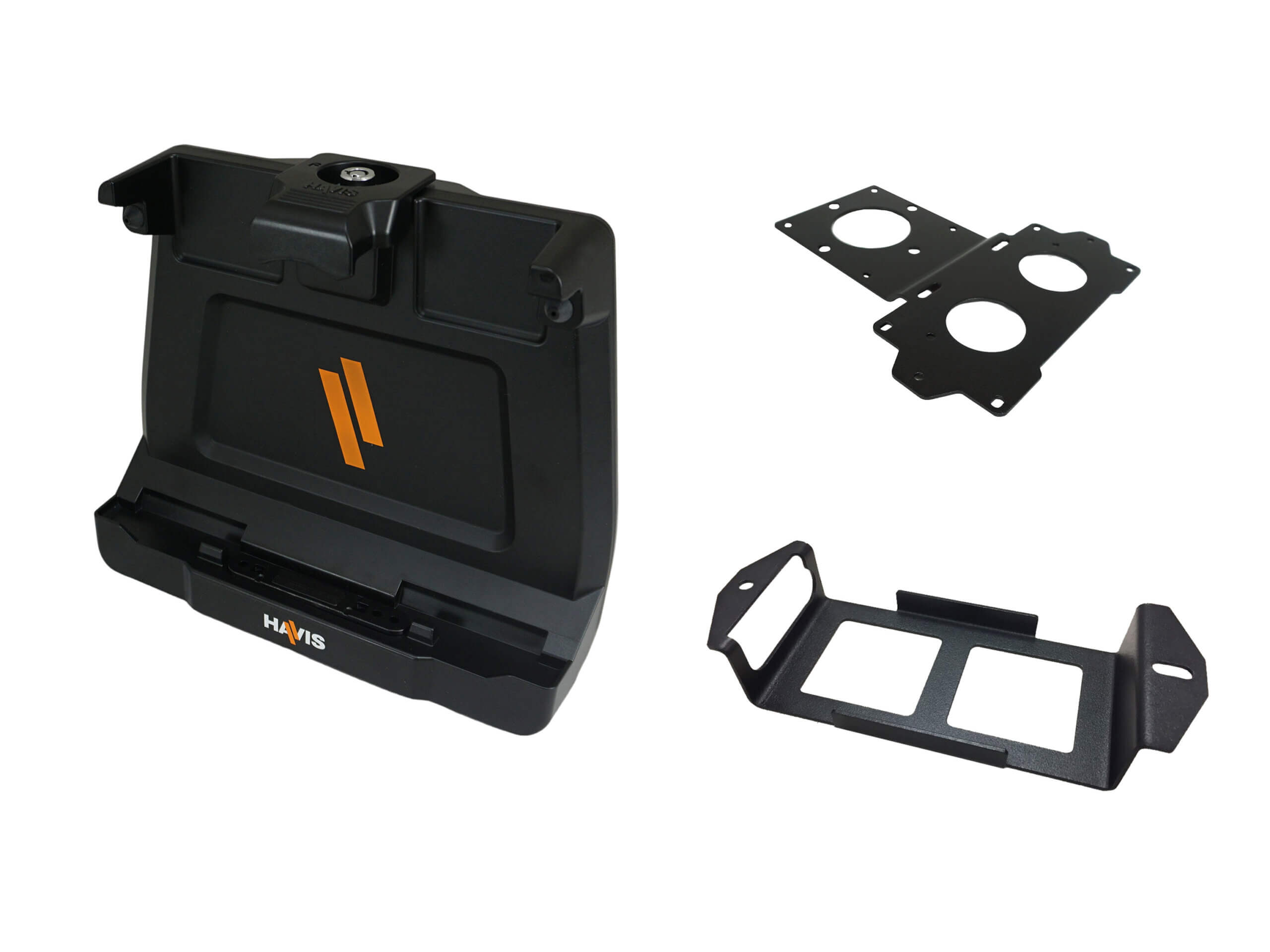 Package – Cradle for Getac ZX10 Tablet With Power Supply Mounting Brackets