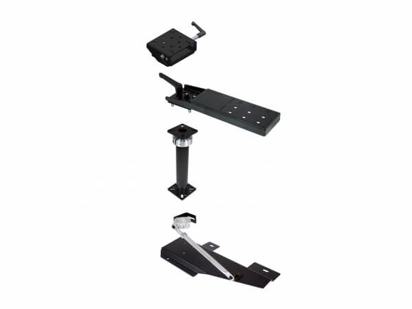 1997-2022 Ford E-Series Van Standard Pedestal Mount Package with Stability Support Arm