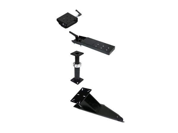Standard Pedestal Mount Package for 2013-2022 Ram 1500 Special Services Police Truck, Tradesman & 1500, 2500 & 3500 Retail Pickup and Ram 4500/5500 Chassis Cab Truck with DS trim level (known as “Classic” Body style)