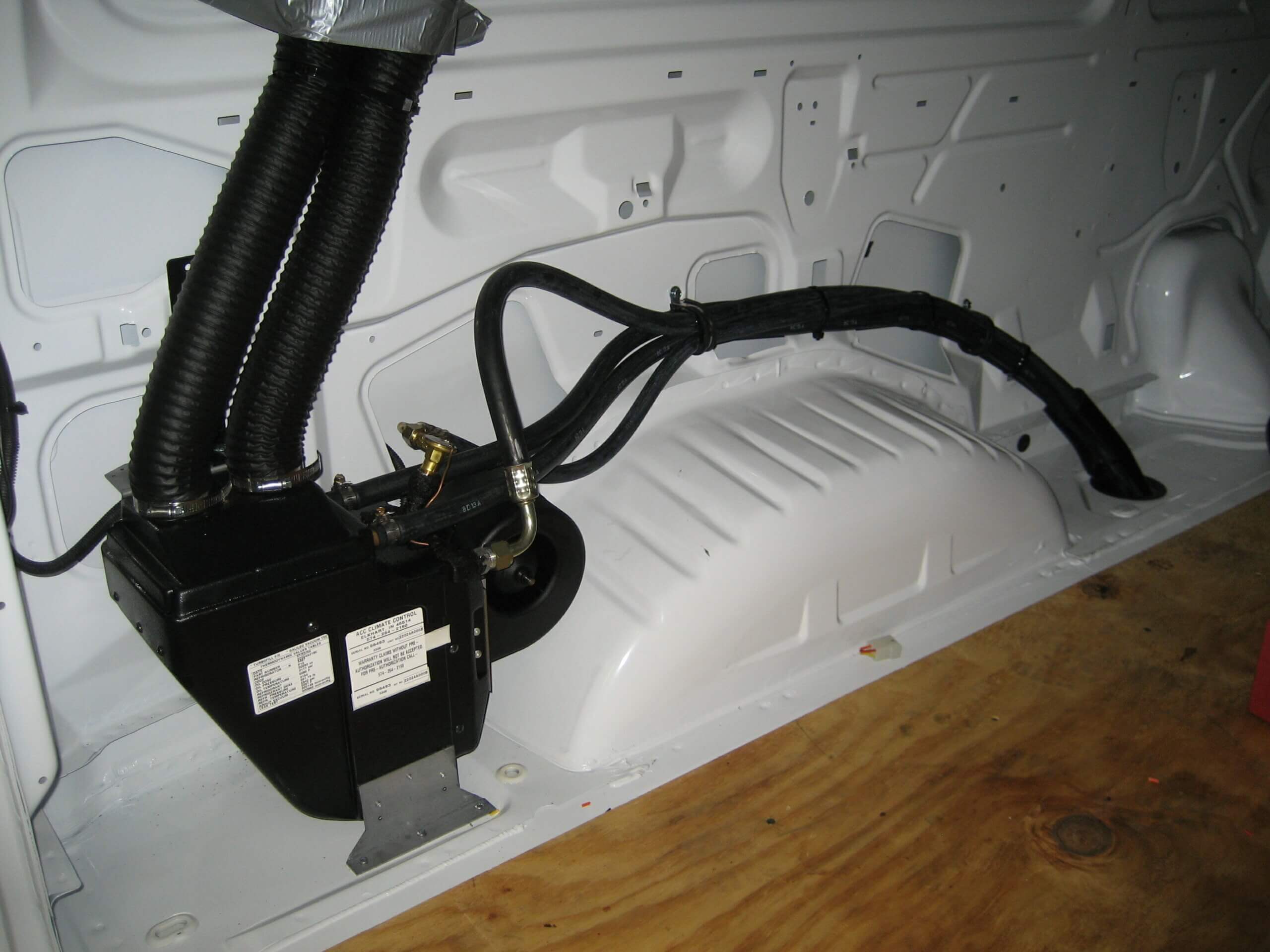 DISCONTINUED – Prisoner Transport HVAC Option for 2007-2020 Chevrolet G-Series Inserts