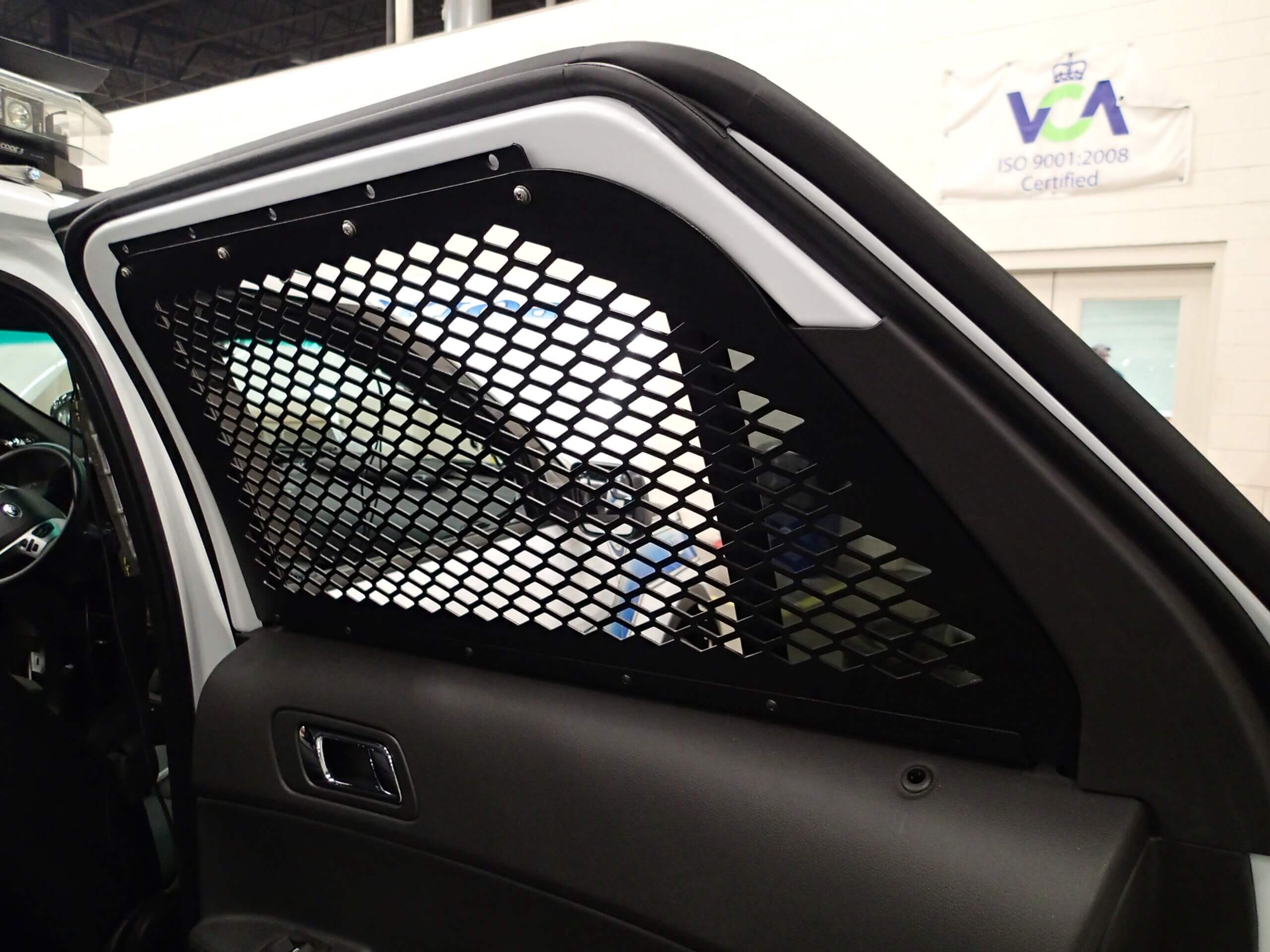 DISCONTINUED – 2013-2019 Ford Interceptor Utility Window guard interior for 2 windows