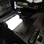 Vehicle-Specific Consoles with Internal Printer Mount