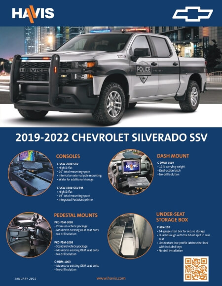 2019-2021 Chevrolet Silverado SSV – Public Safety Teaser Sheet