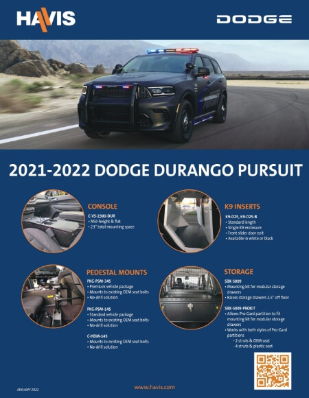 2021 Dodge Durango Teaser Sheet