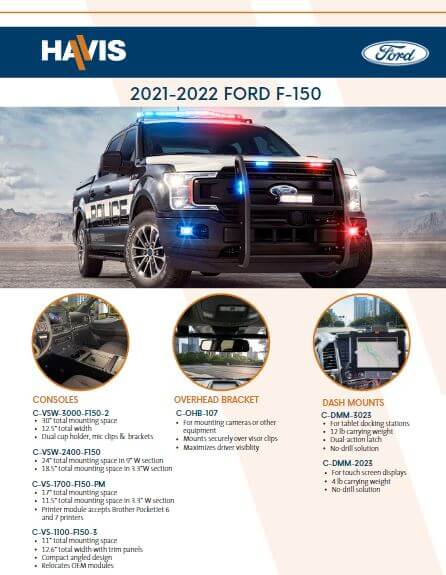 2021-2022 Ford F-150 Public Safety Teaser Sheet