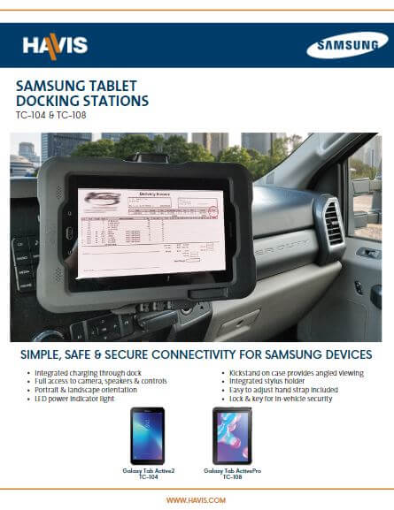 Samsung Docking Stations Sales Sheet