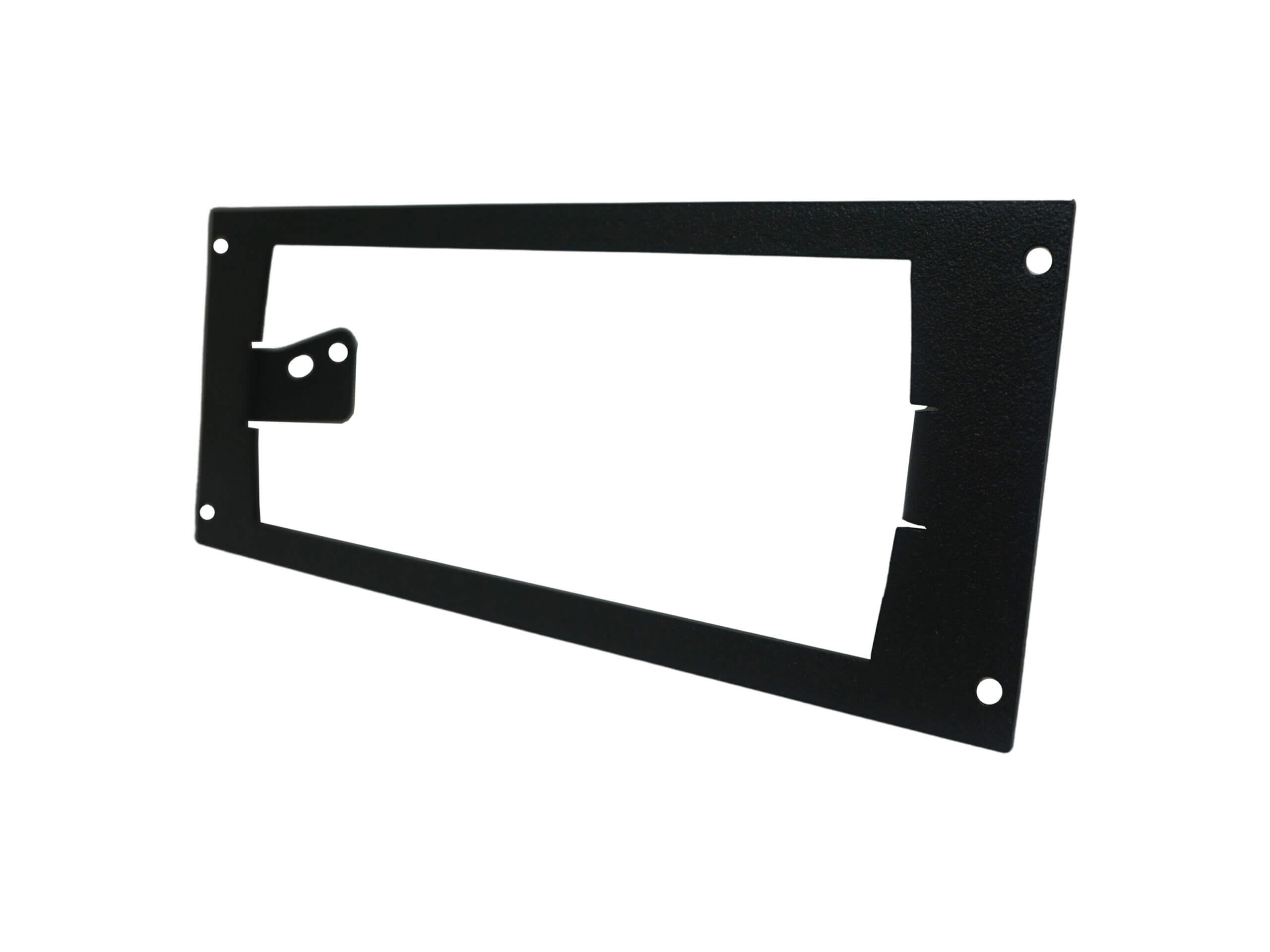 Angled 1-Piece Equipment Mounting Bracket, 3.5″ Mounting Space, Fits Kenwood KCH-20R remote radio