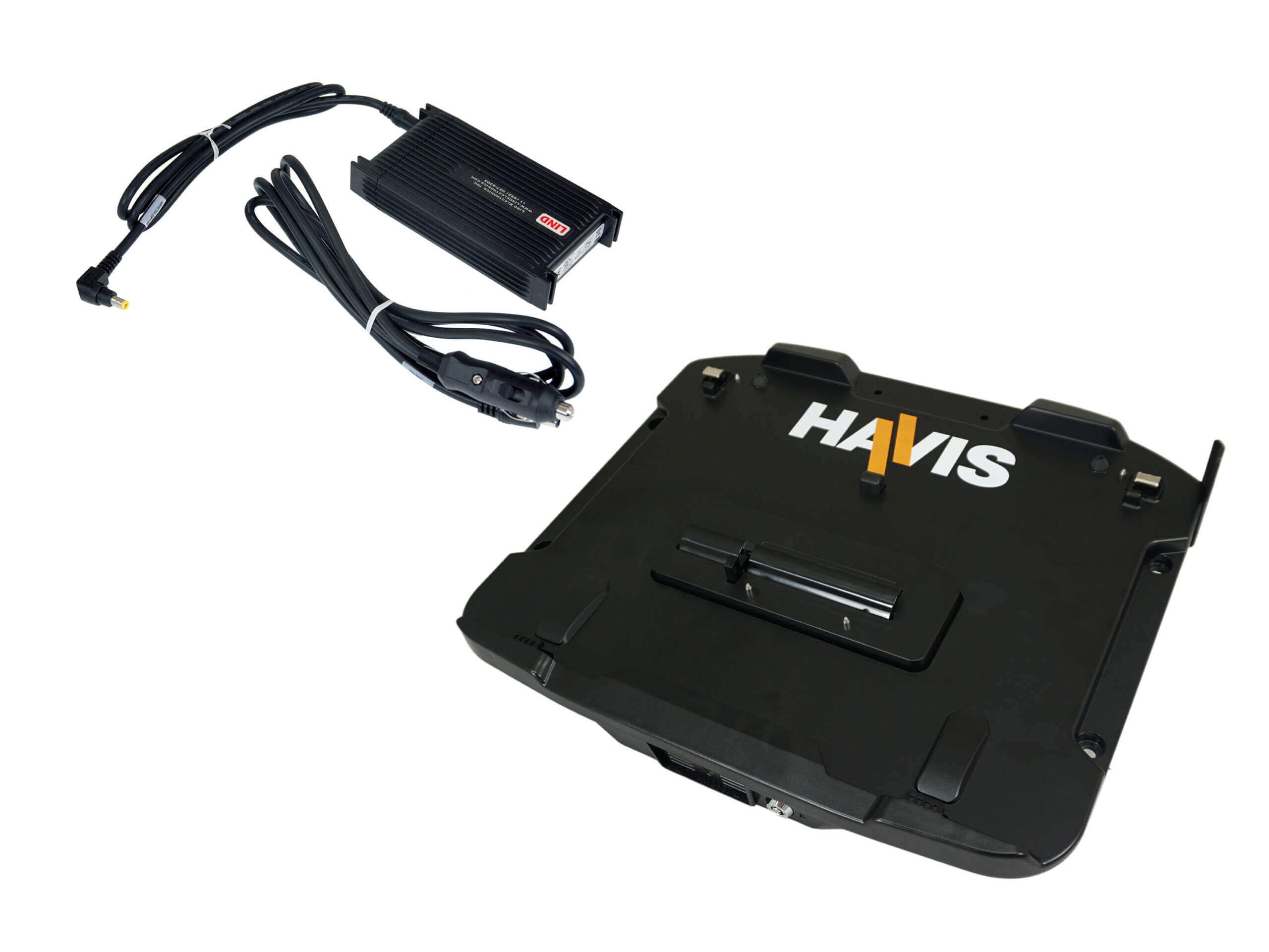 Docking Station with Standard Port Replication, Quad Pass-Thru Antenna Connection and External Power Supply for Panasonic’s TOUGHBOOK 40 Laptop