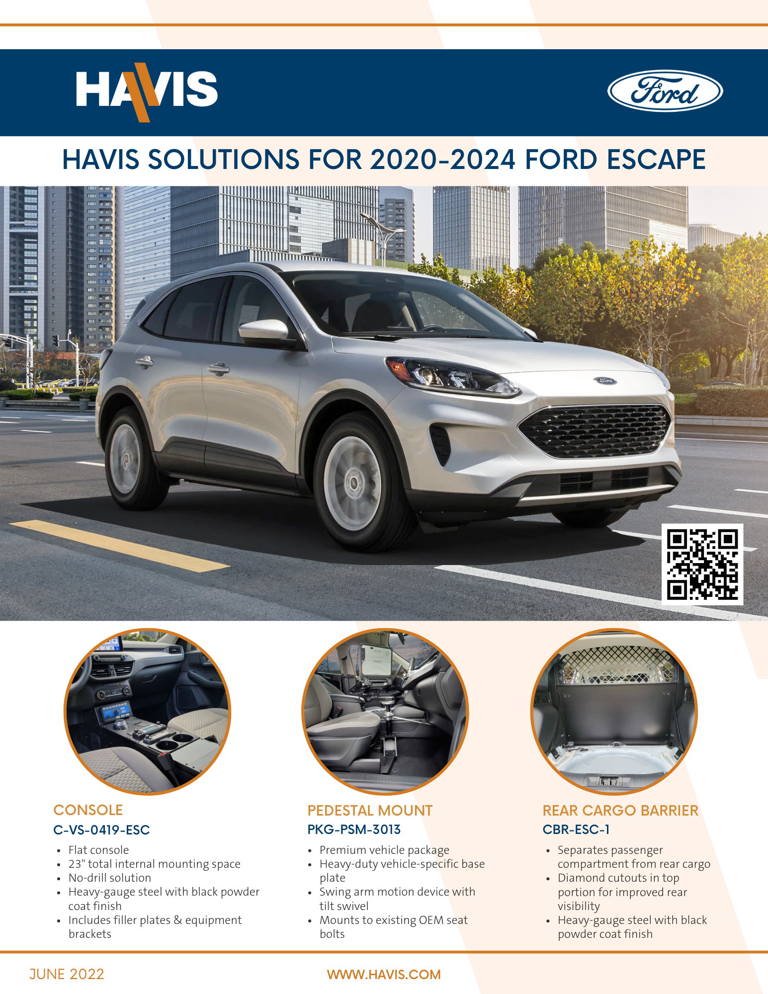 2020-2024 Ford Escape Sales Sheet