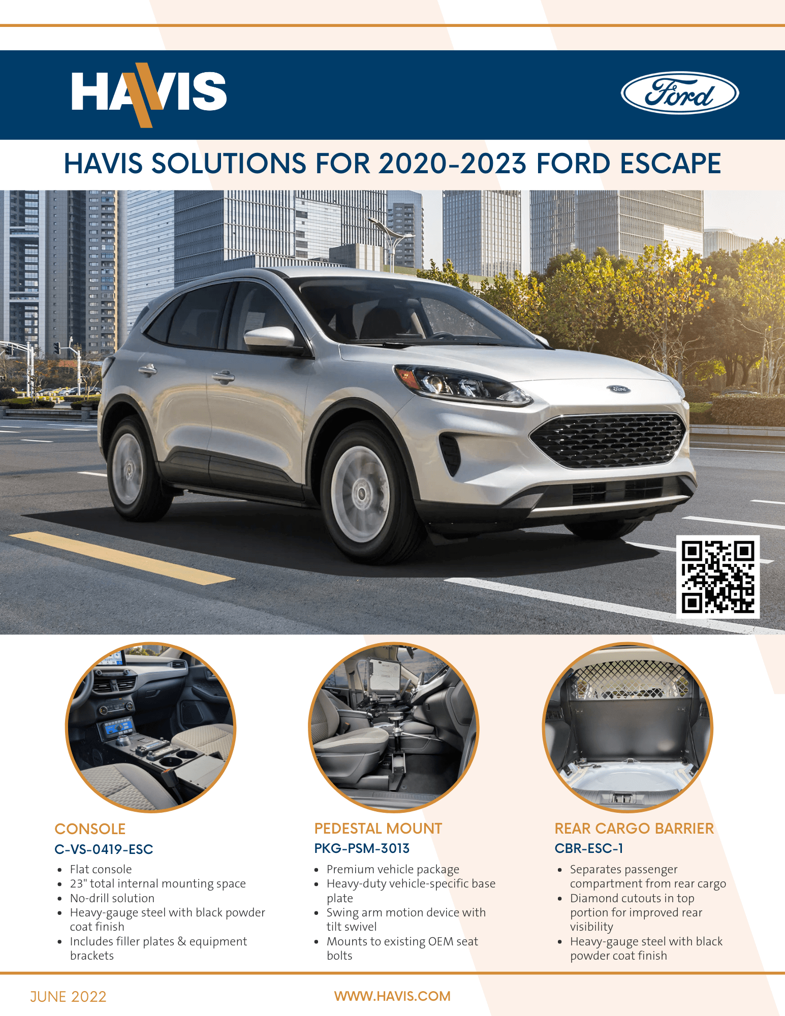 2020-2023 Ford Escape Sales Sheet