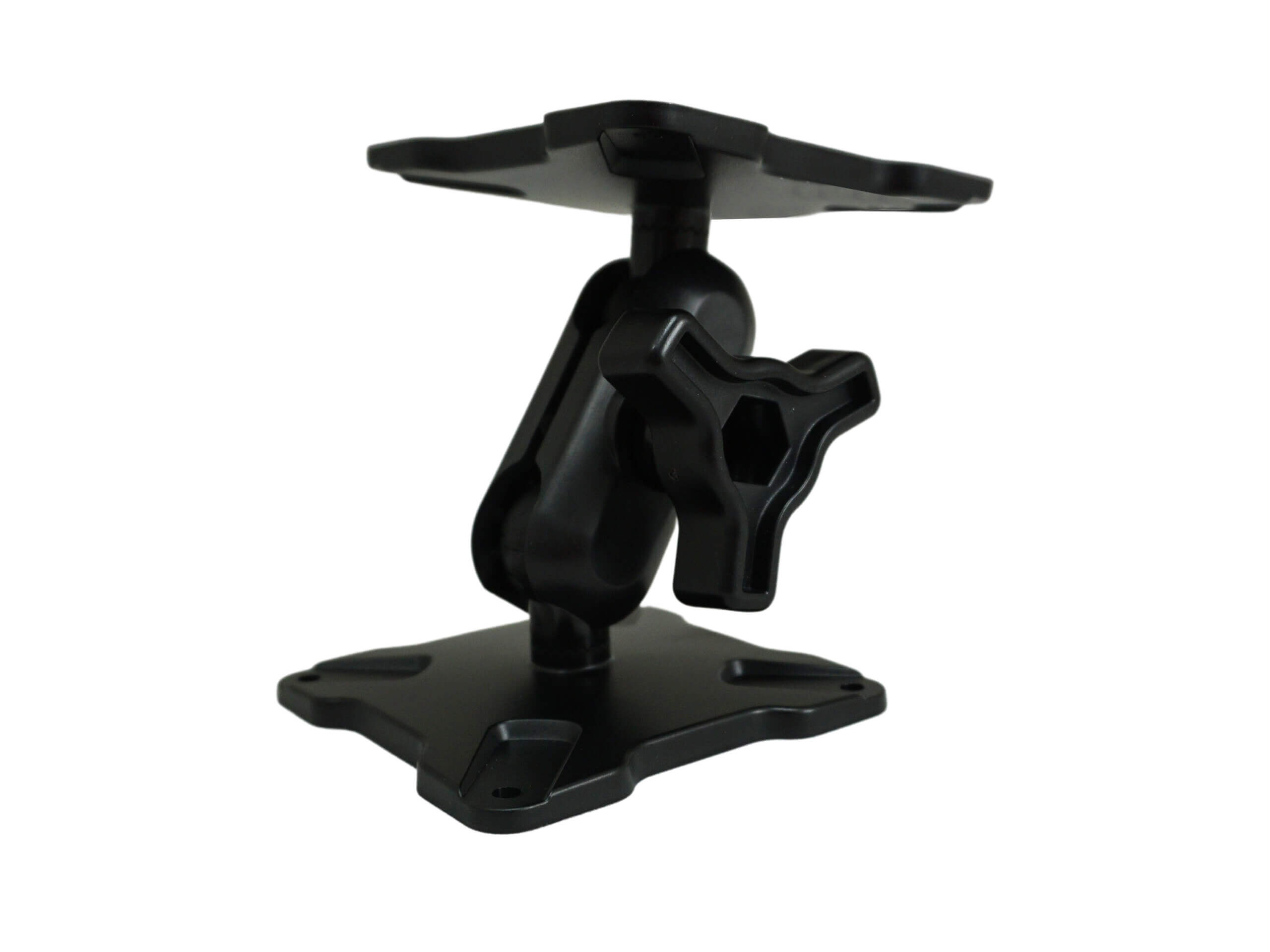 Dual Ball Mount with 1.00″ Knob-Style Standard Housing & Two Standard VESA 75 Plates