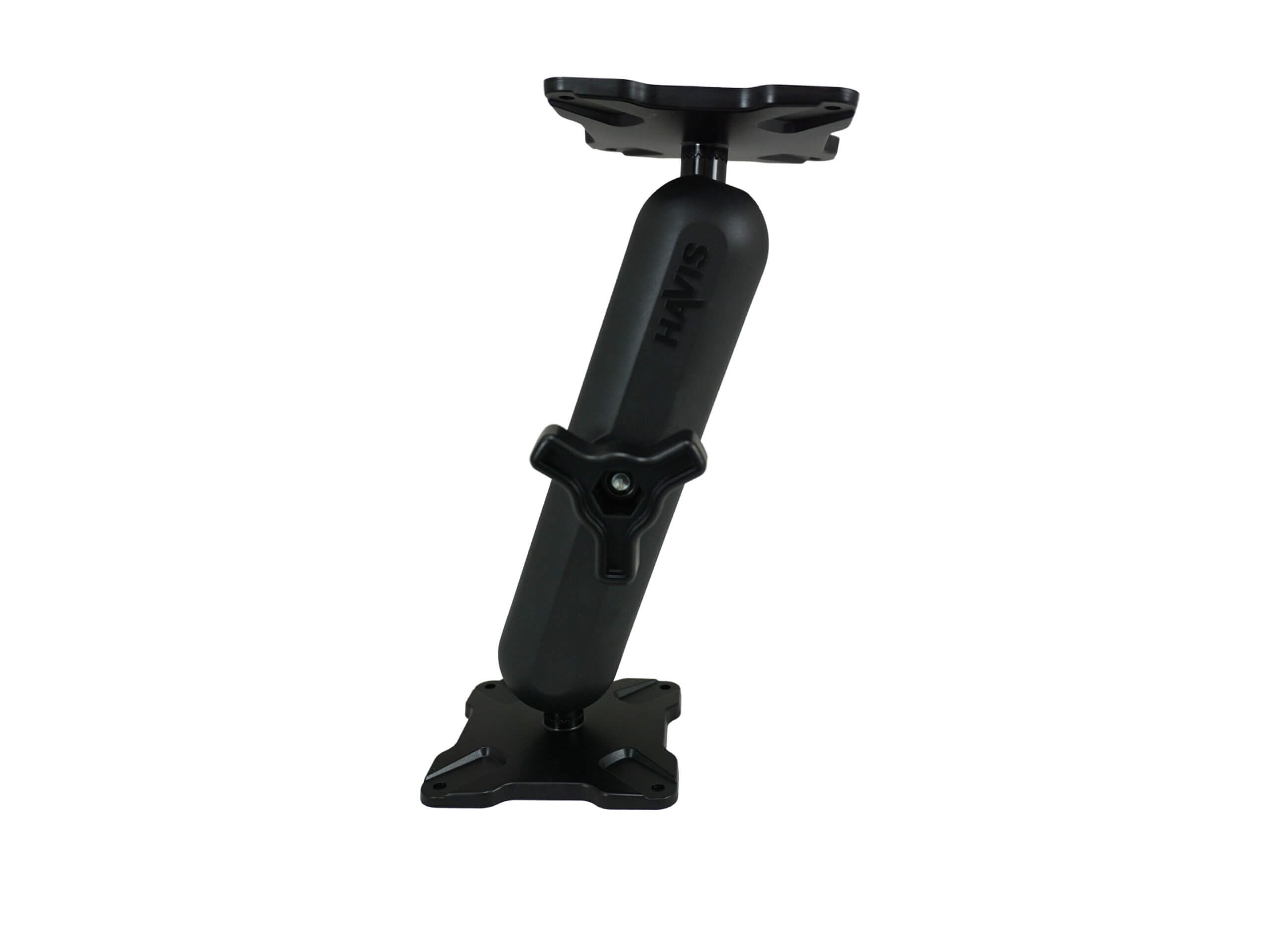 Dual Ball Mount with 1.50″ Knob-Style Long Housing & Two Standard VESA 75 Plates