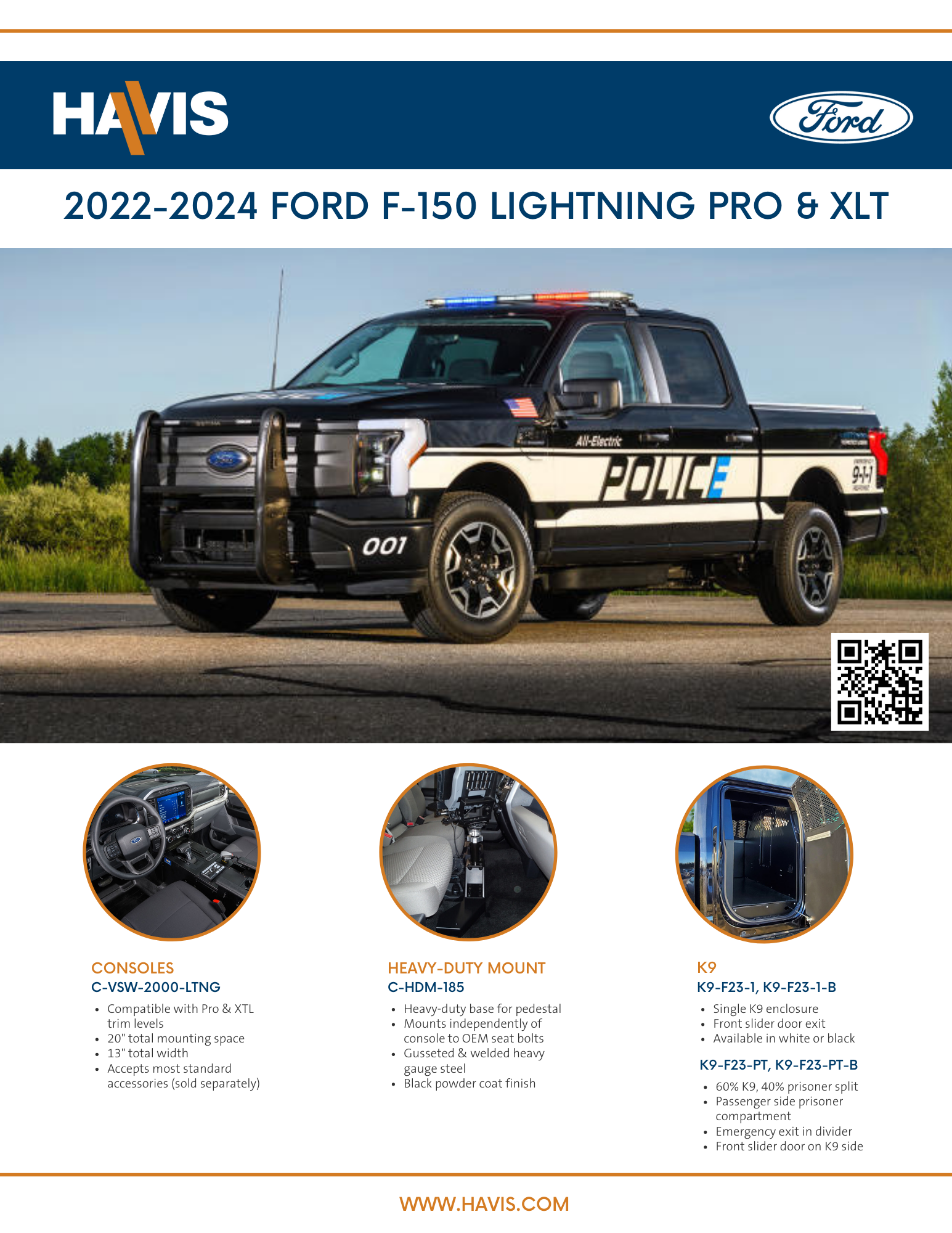 2022-2024 Ford F-150 Lightning Pro & XLT Sales Sheet – Public Safety