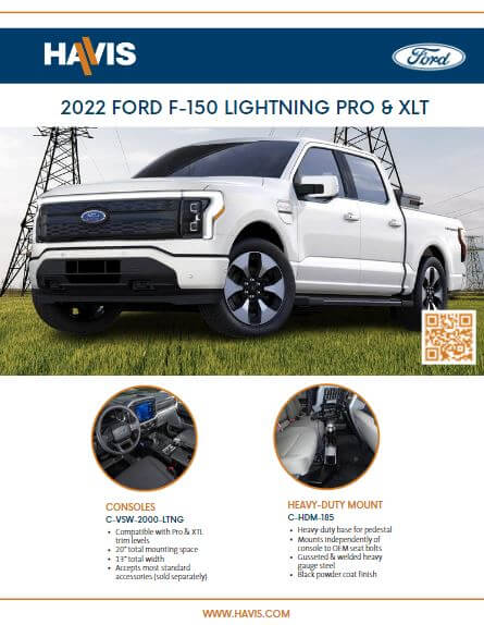 2022 Ford F-150 Lightning Pro & XLT Sales Sheet – Work Truck