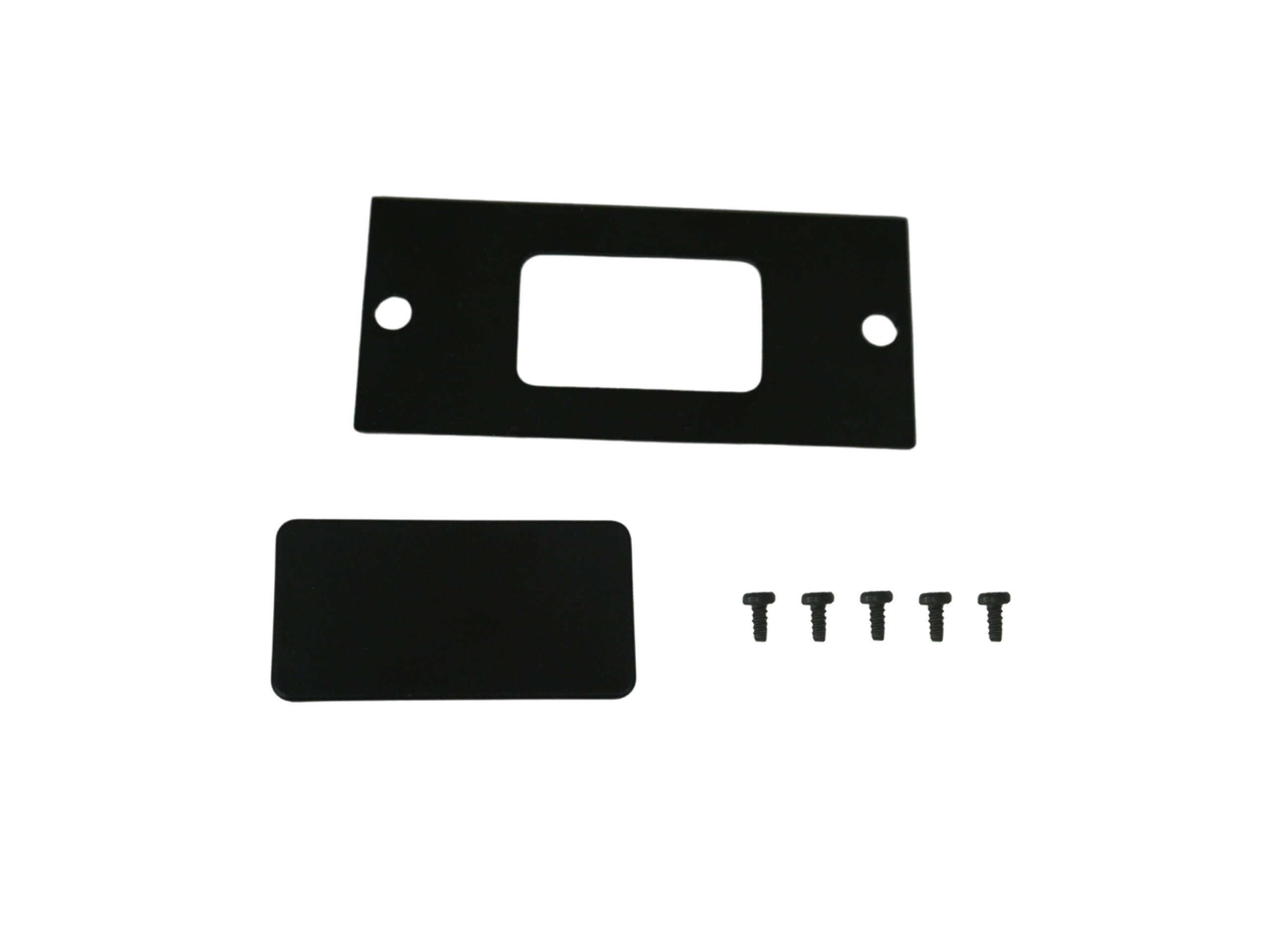 Console Accessory Bracket with 1 Blank for Rectangular Accessories for 3.3″ Section of VSW Consoles
