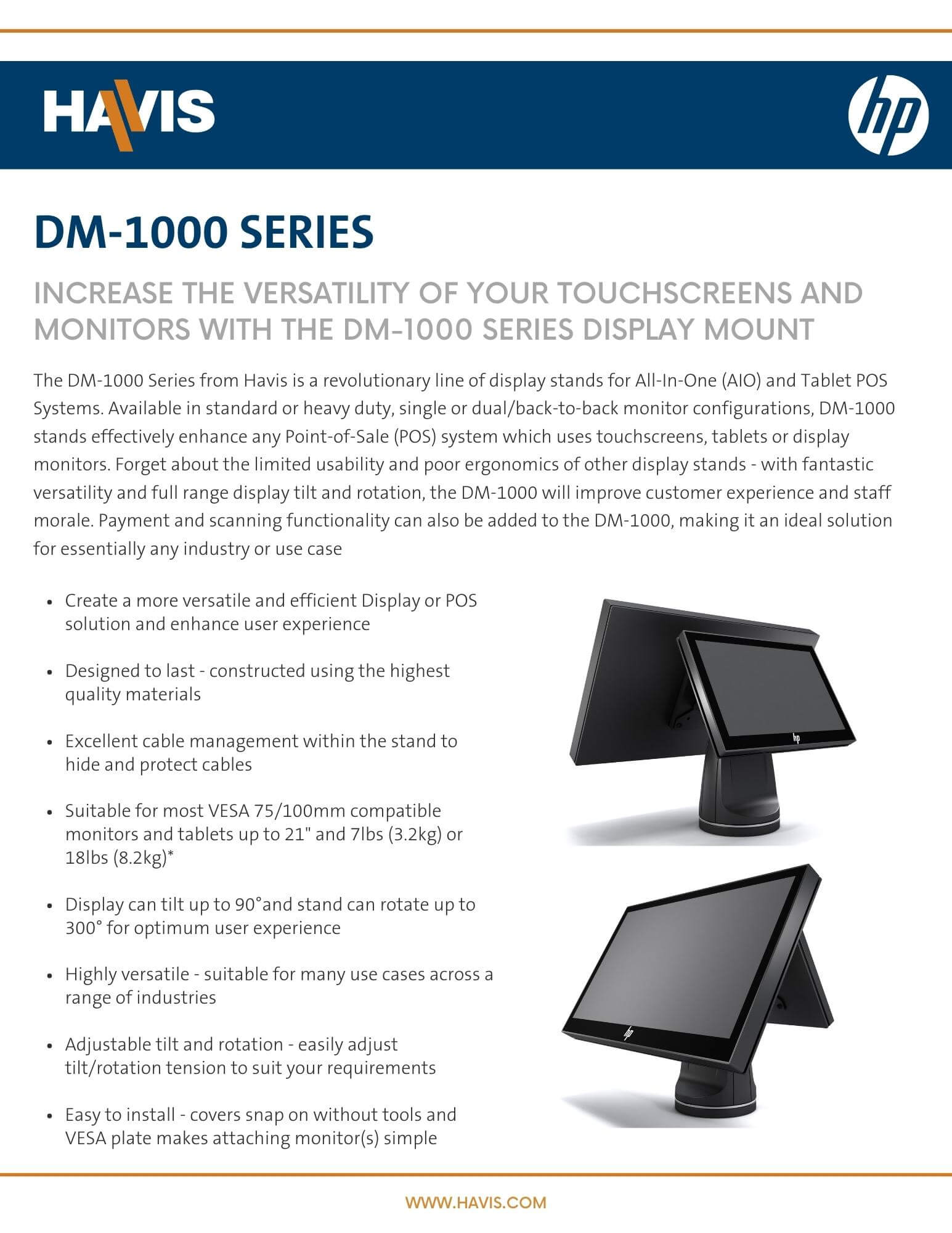 DM-1000 Series for HP Datasheet