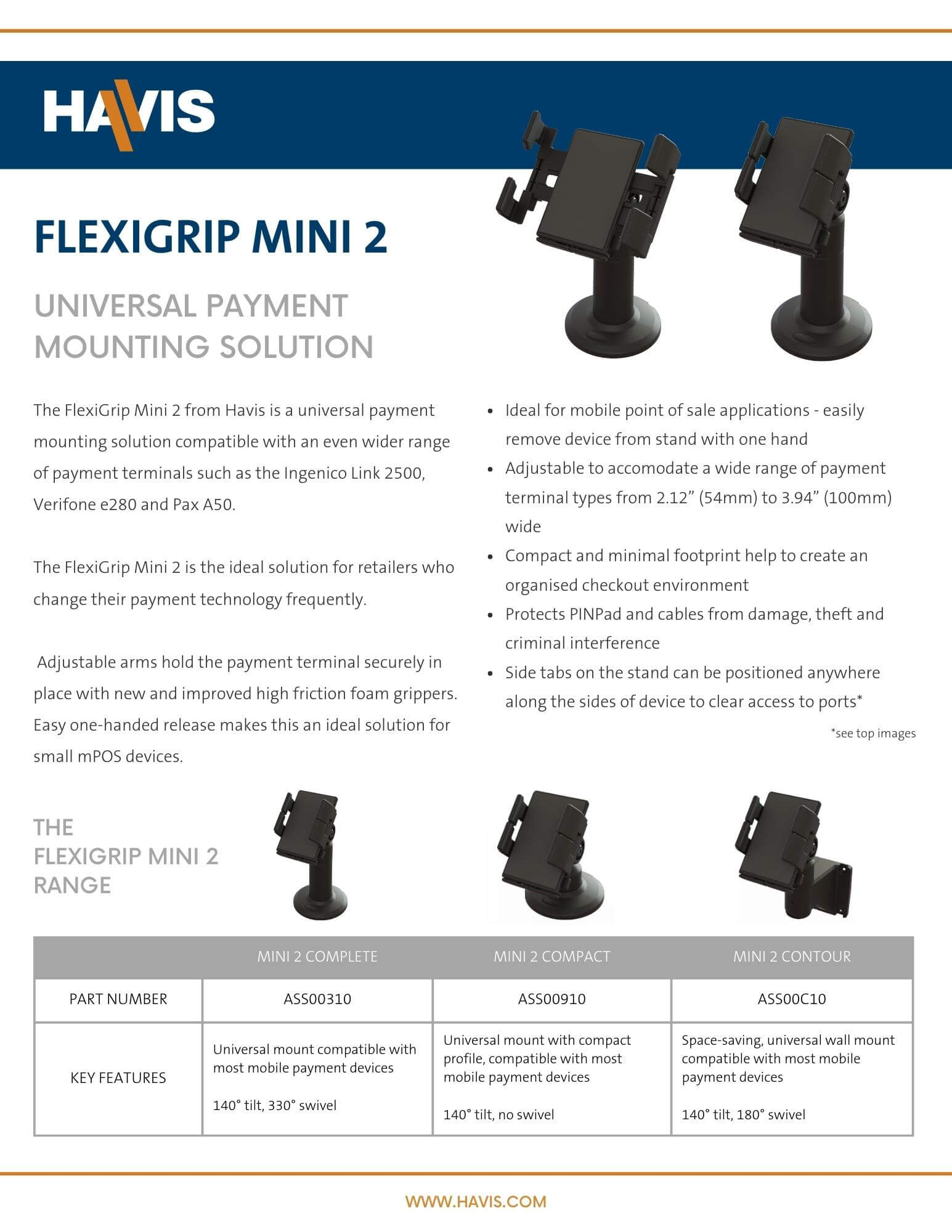 FlexiGrip Mini 2 - Data Sheet