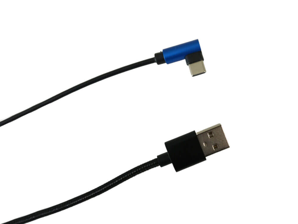 Right-angle USB-C cable for Brother PocketJet 8 Printer