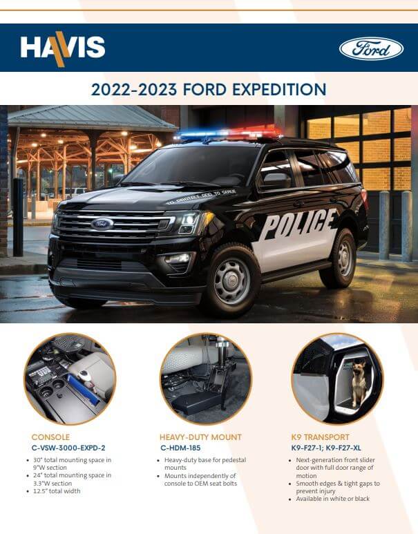 Ford Expedition Sales Sheet