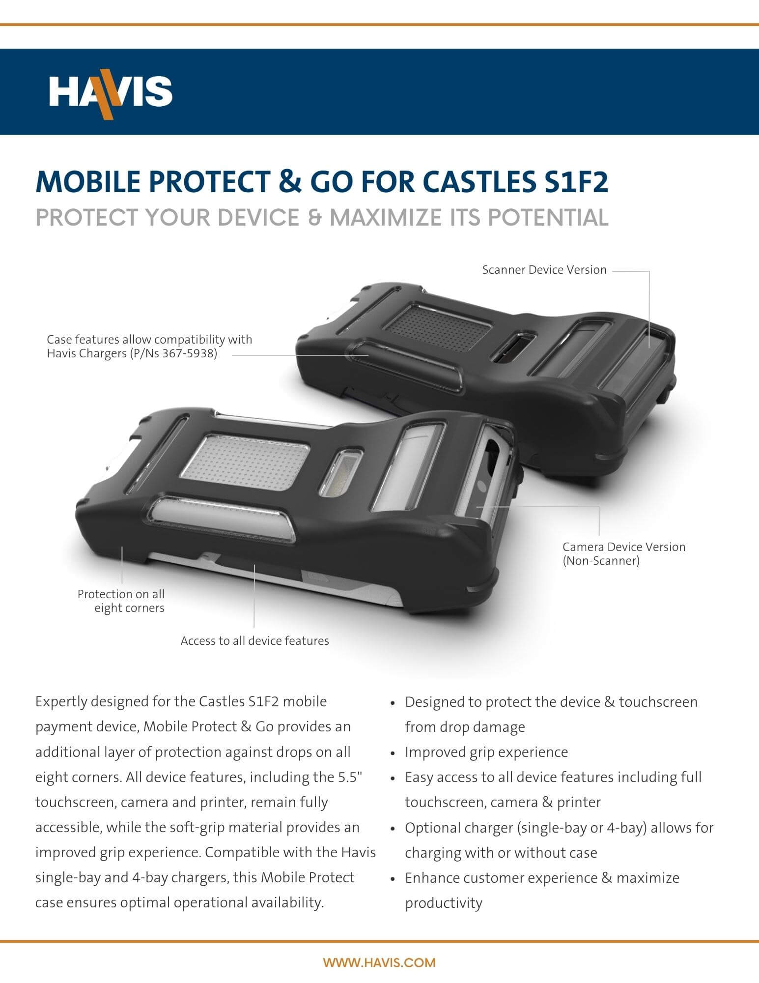 Mobile Protect & Go for Castles S1F2 Datasheet